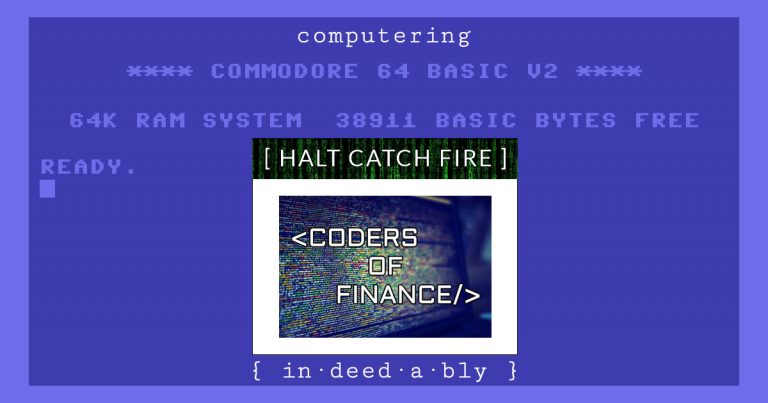 Computering. Image credit: HaltCatchFire.