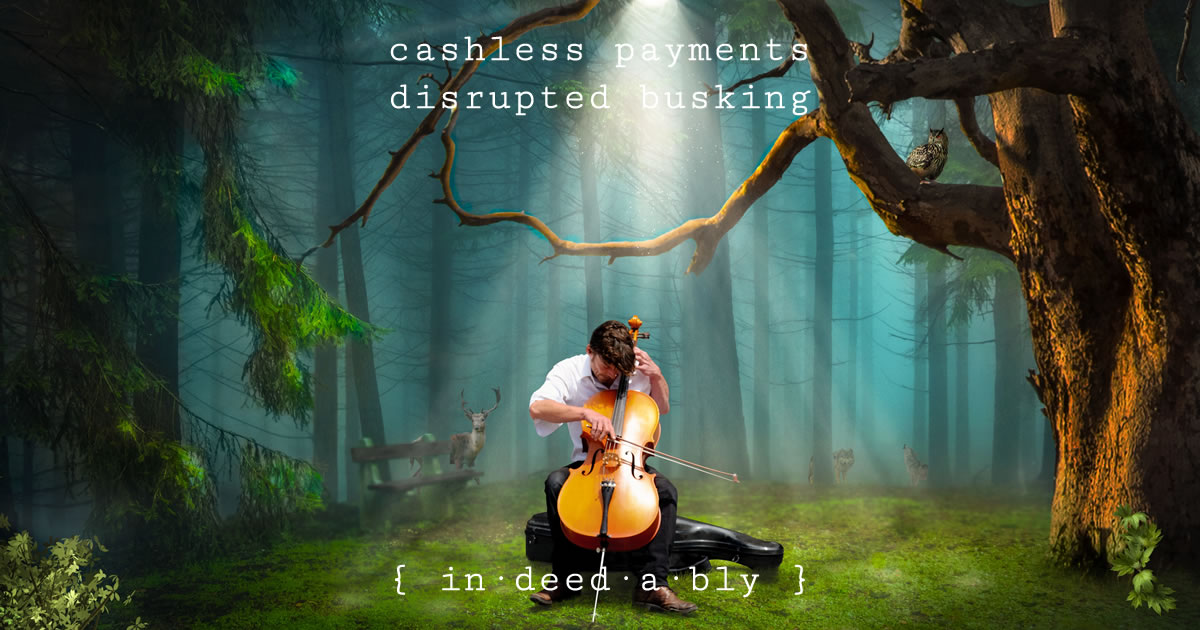 Cashless payments disrupted busking. Image credit: piotreku2.
