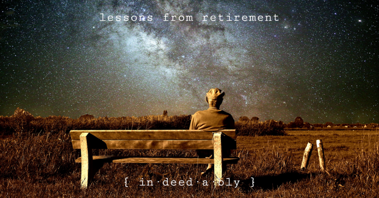 Lessons from retirement. Image credit: TheDigitalArtist.