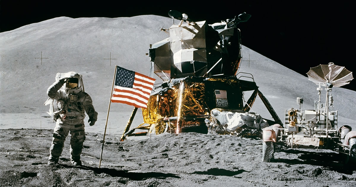 Moon landing. Image credit: WikiImages.