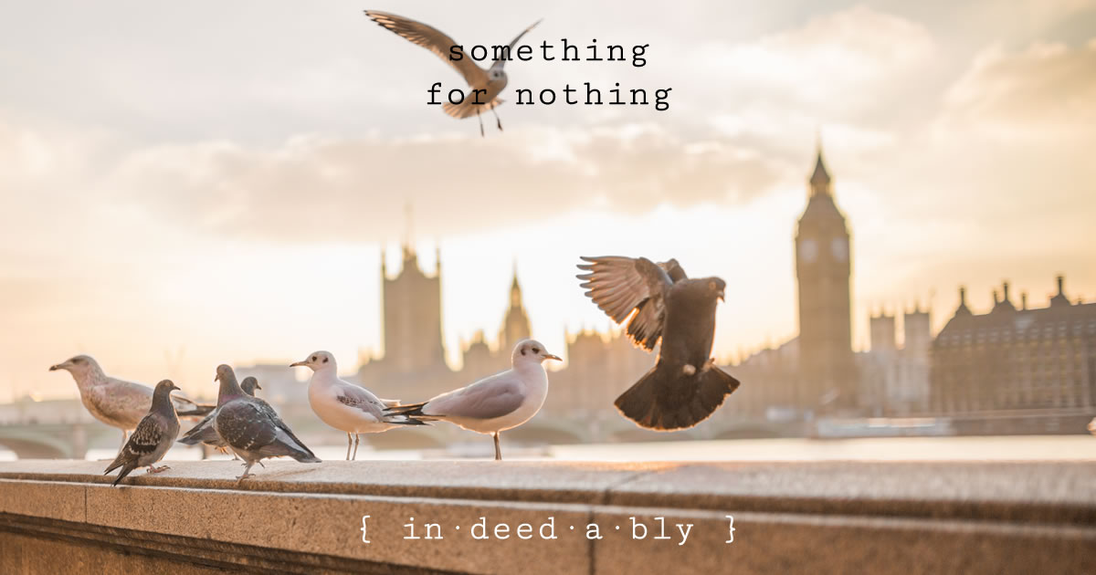 Something for nothing. Image credit: Free-photos.