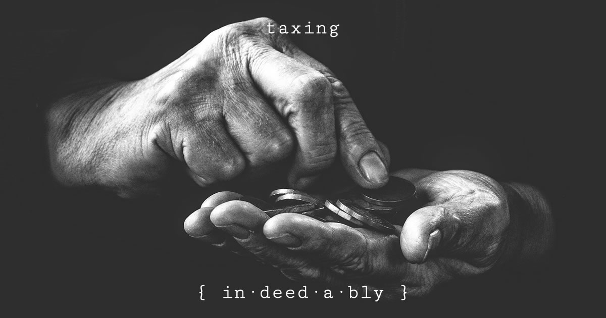 Taxing. Image credit: Frantisek_Krejci.